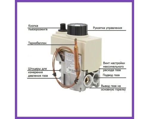 Газова автоматика Євросіт 630 EUROSIT (для котлів 10-24кВт)