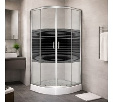 Душова кабіна INSANA Geja Black Line (JK) 90х90х205 низький піддон