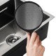 Мийка з вбудованим змішувачем Zerix ZH7546-SET-05 Decor Graphite 