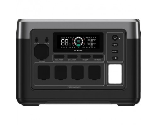 Портативна зарядна станція Oukitel P1500E Plus / 1800 Вт / 1536 Вт ч / LiFePO4