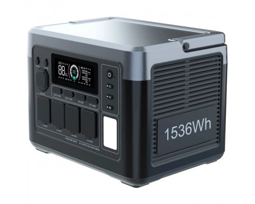 Портативна зарядна станція Oukitel P1500E Plus / 1800 Вт / 1536 Вт ч / LiFePO4