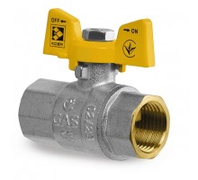 Кран кульовий Koer KG.207 - 3/4" FF ГГМ (газ)