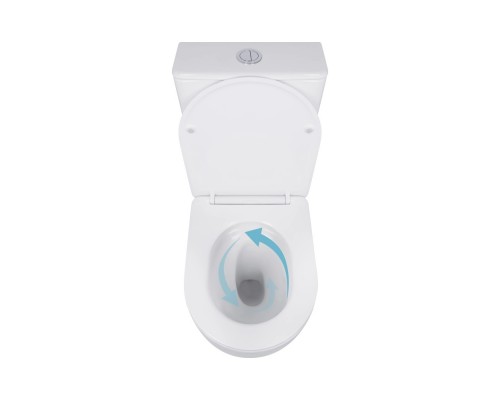 Компакт Qtap Robin Ultra Quiet с сиденьем Slim Duroplast/ Soft-close/ Quick Release