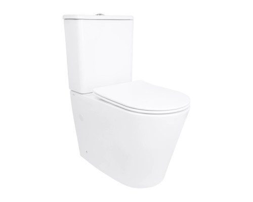 Компакт Qtap Arvin Ultra Quiet для підлоги, із сидінням Slim Duroplast / Soft-close / Quick Release