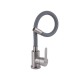 Змішувач для кухні із силіконовим виливом Brinex Pure 015F3, Nickel/Grey