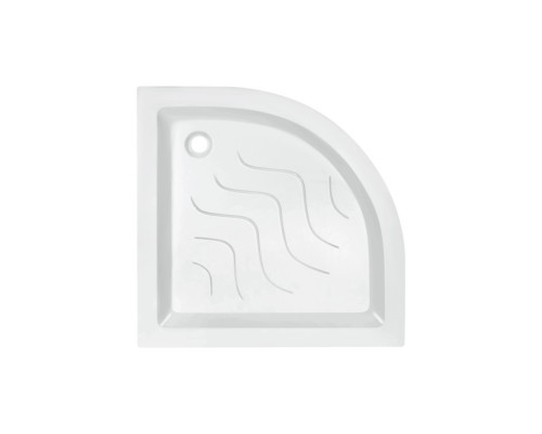 Душова кабіна Latwa SC90x90.SAT.LOW.GR, напівкругла, скло тоноване 4 мм + Душовий піддон Kupala ST90x90x16 Lidz