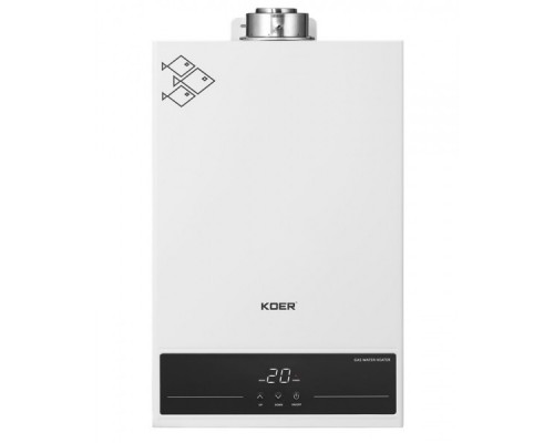 Турбированная газовая колонка KOER KWH.G0312 TURBO WHITE