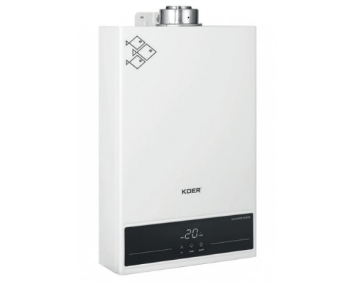 Турбированная газовая колонка KOER KWH.G0312 TURBO WHITE