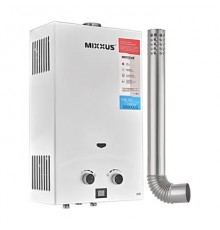 Газова колонка Mixxus GWH-0710 BASIC TURBO WHITE турбована 10 л/хв.