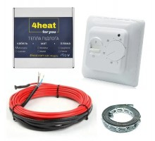 Комплект тепла підлога CableKit Standart-75 0,4-0,5 м2