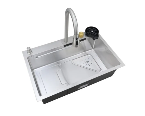 Мойка Mixxus Premium MH7246-SET-01.SUS304 со встроенным смесителем