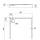 Душевой поддон QT TERN 90x90x12