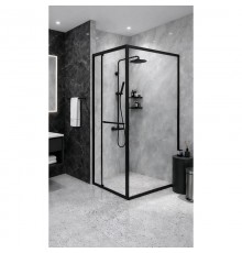 Душевая кабина INSANA Dakota Black 90х90х190 без поддона