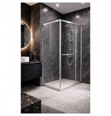 Душевая кабина INSANA Dakota chrome 90х90х190 без поддона