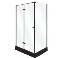 Душова кабіна INSANA Adriana Black M 100х80х210 дрібний піддон 14см