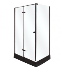 Душова кабіна INSANA Adriana Black M 100х80х210 дрібний піддон 14см