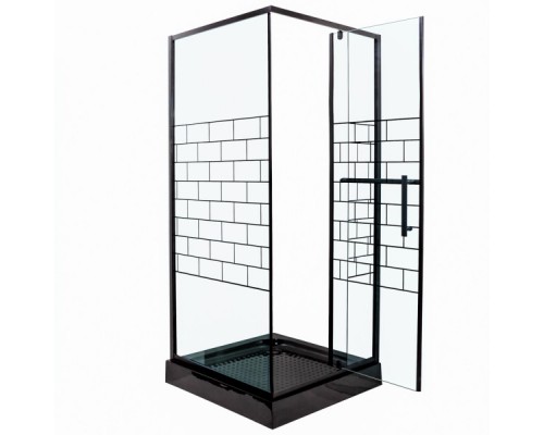 Душова кабіна INSANA BERTA 90х90х205 дрібний піддон