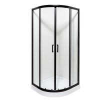 Душова кабіна Insana MIRA black 90x90x205 дрібний піддон