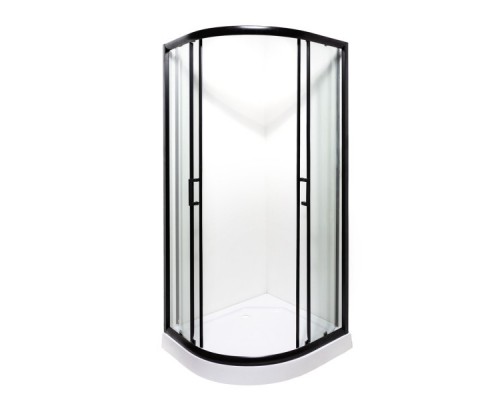 Душова кабіна Insana MIRA black 90x90x205 дрібний піддон