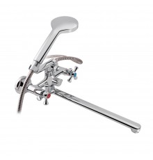 Змішувач для ванни Lidz Lamb 140, Chrome
