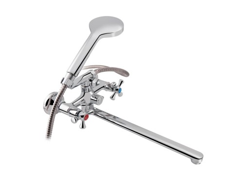 Змішувач для ванни Lidz Lamb 140, Chrome