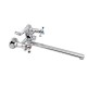 Змішувач для ванни Lidz Lamb 140, Chrome