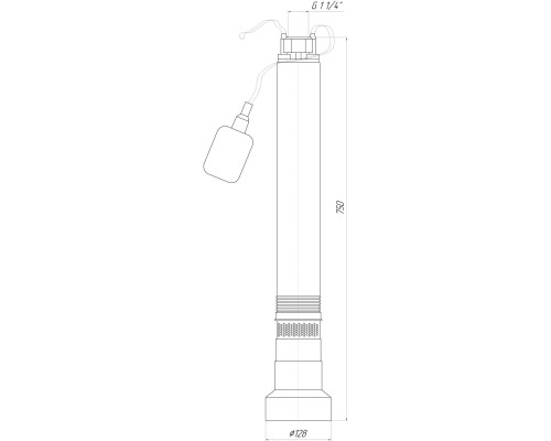 Насос колодезный OPTIMA OP 5,1 - 56/7 F 0,8кВт ( с поплавком )