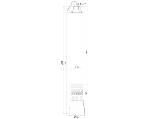 Насос колодезный OPTIMA OP 5,1- 10  1,1 кВт