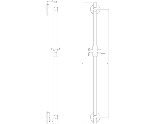 Душевая стойка Dishi T1106-C