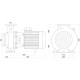 Насос моноблочный IR 50-160A 5,5 кВт SAER (75 м3/ч, 32.5 м)