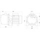 Насос центробежный M-94-N PL  нерж. 0,37 кВт SAER (3 м3/ч, 39 м)