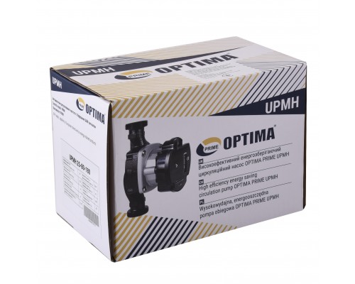 Насос циркуляционный энергосберегающий  Optima PRIME UPMH 25-80AUTO 180мм + гайки