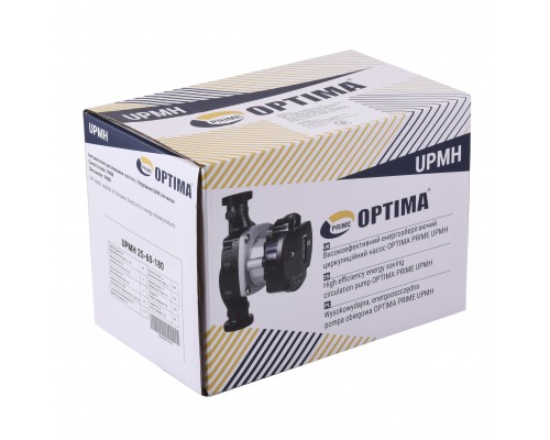 Насос циркуляционный энергосберегающий  Optima PRIME UPMH 25-60AUTO 180мм + гайки