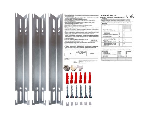 Радиатор стальной панельный FORNELLO 22 бок 500х1600