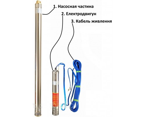 Насос скважинный с повышенной уст-тью к песку  OPTIMA  4SD 6/28 3,0 кВт 177м 3-х фазный