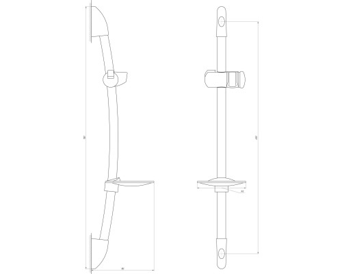 Душевая стойка Dishi L106C