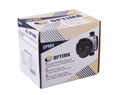 Насос циркуляционный энергосберегающий  Optima PRIME UPMH 25-80AUTO 130мм + гайки