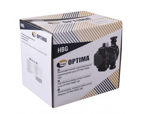 Насос циркуляционный энергосберегающий  Optima PRIME HBG 32-110AUTO 180мм