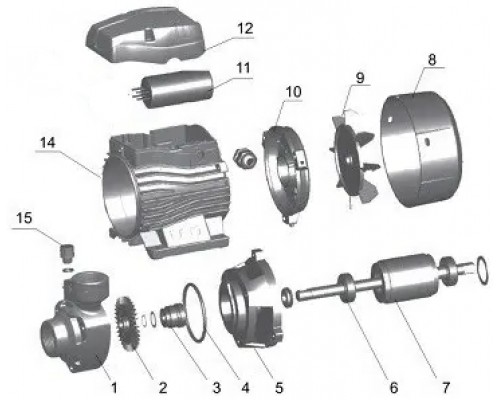 Насос вихревой Optima QB-60 L 0,37кВт