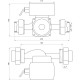 Насос циркуляционный энергосберегающий  Optima OP32-80AUTO 180мм + гайки