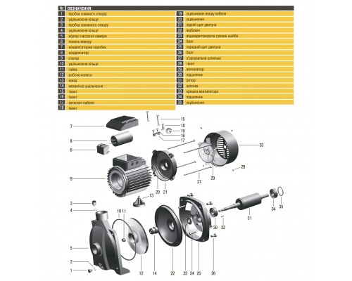 Насос центробежный Optima CPm158A 1,3кВт