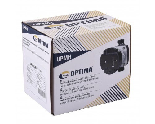 Насос циркуляционный энергосберегающий  Optima PRIME UPMH 25-70AUTO 130мм + гайки