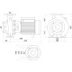 Насос моноблочный IR 32-125B 1,1 кВт SAER (16 м3/ч,21 м)