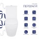 Компакт Jay Ultra Quiet 640x360x835 мм, White, з сидінням Slim Duroplast/ Soft-close/ Quick Release QT07222175TW Qtap