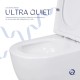 Компакт Jay Ultra Quiet 640x360x835 мм, White, з сидінням Slim Duroplast/ Soft-close/ Quick Release QT07222175TW Qtap
