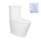 Компакт Swan Ultra Quiet 640x360x835 мм, White, з сидіннмя Slim Duroplast/ Soft-close/ Quick Release QT16222182TW Qtap
