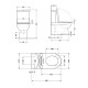Компакт Swan Ultra Quiet 640x360x835 мм, White, з сидіннмя Slim Duroplast/ Soft-close/ Quick Release QT16222182TW Qtap
