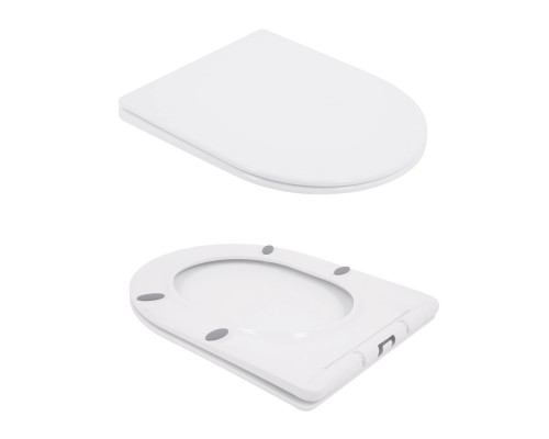 Компакт Swan Ultra Quiet 640x360x835 мм, White, з сидіннмя Slim Duroplast/ Soft-close/ Quick Release QT16222182TW Qtap