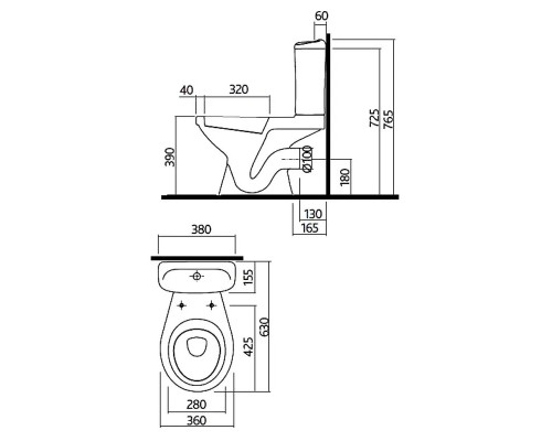 Компакт Kolo IDOL кос.3/6 поліпропілен