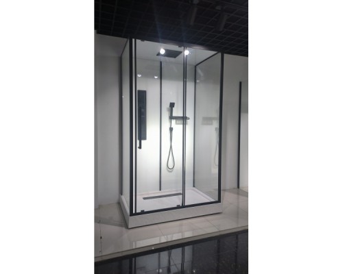 Гидробокс INSANA Kira 120*80*210 12 см низкий поддон